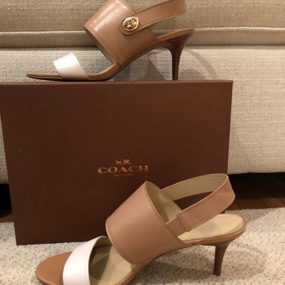 Coach Shoes - Coach strap heels